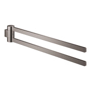Grohe Selection pivotable towel holder 41063A00 in Hard Graphite