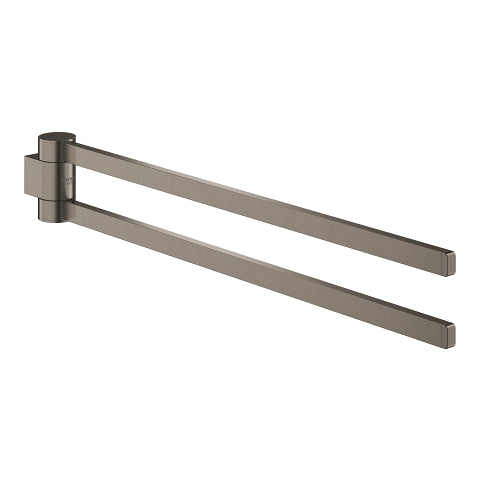 Grohe Selection pivotable towel holder 41063AL0 in Brushed Hard Graphite
