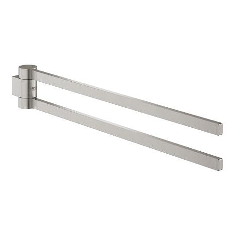 Grohe Selection pivotable towel holder 41063DC0 in SuperSteel