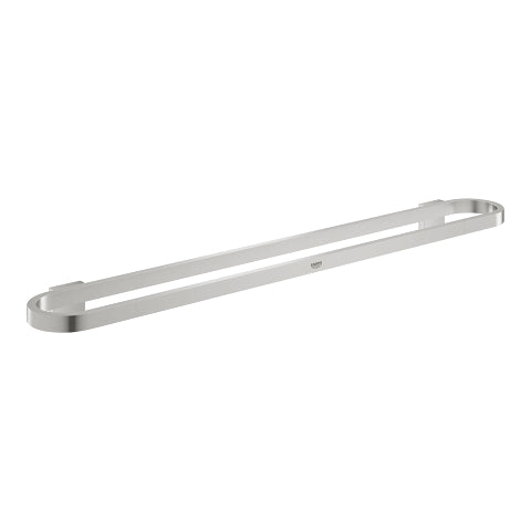 Grohe Selection towel rail 600mm 41056DC0 in SuperSteel