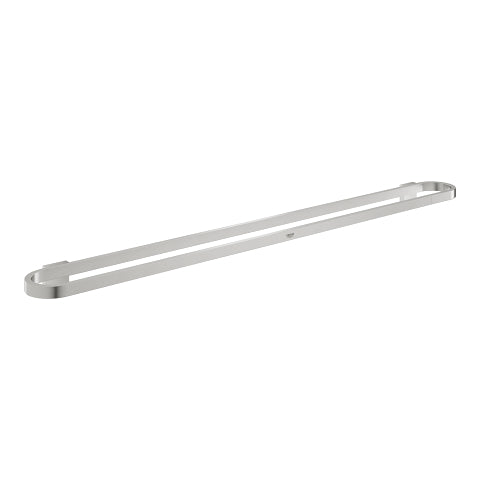 Grohe Selection towel rail 800mm 41058DC0 in SuperSteel