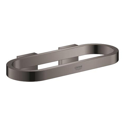 Grohe Selection towel ring 41035A00 in Hard Graphite