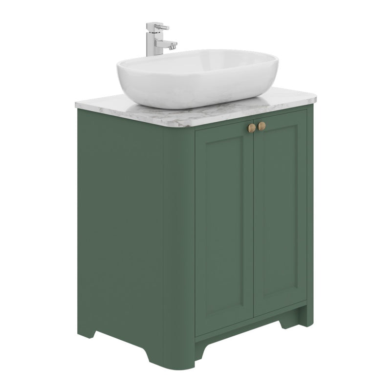 Hampton 700mm Floor Standing 2 Door Unit Labrador Green