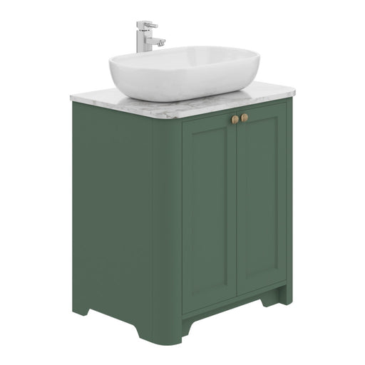 Hampton 700mm Floor Standing 2 Door Unit Labrador Green