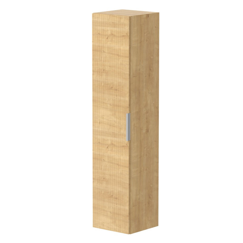 Helmsley 350mm Wall Hung One Door Column Unit in Burlington Oak