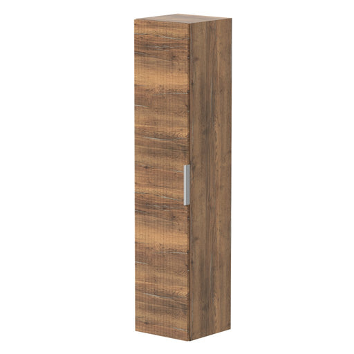Helmsley 350mm Wall Hung One Door Column Unit in Flagstaff Oak