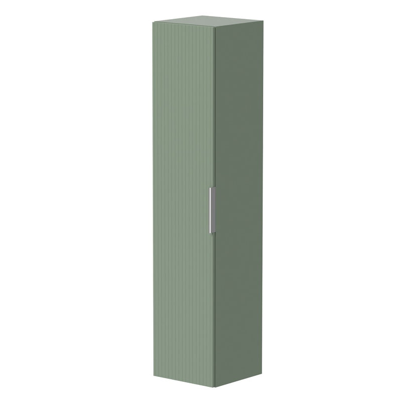 Helmsley 350mm Wall Hung One Door Column Unit in Reed Green
