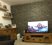 Hollywood magma split face stone effect tile 170x520mm - view 2