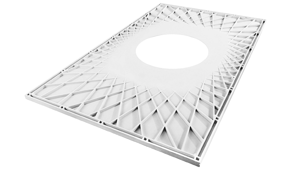 Impey Aqua-Dec EasyFit rotating drain aperture detail