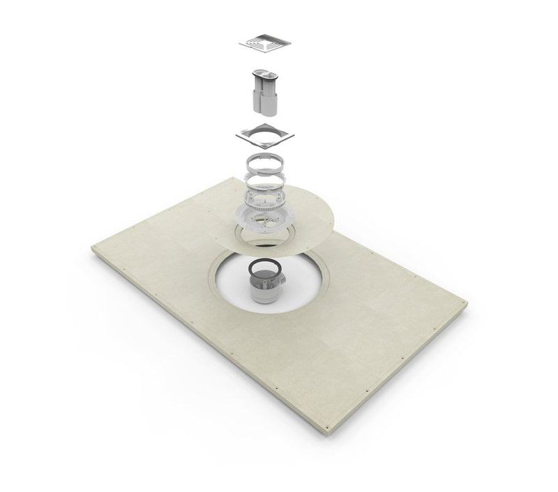Impey Aqua-Dec EasyFit wetroom floor former for tiled floors