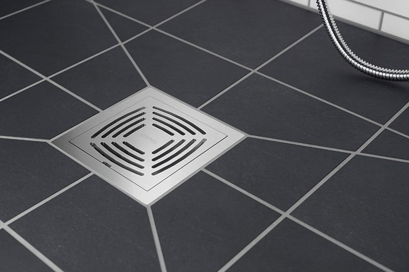Impey Slot drain top in brushed stainless steel