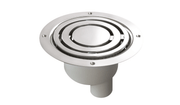 Impey vinyl gravity wetroom drain, vertical outlet