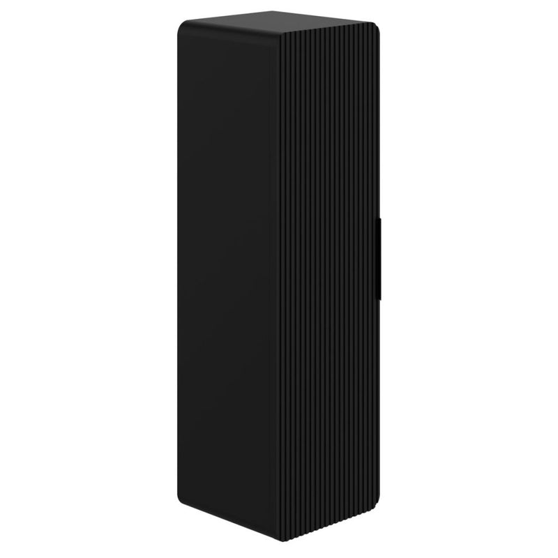 Impressions 350mm Wall Hung Tall Boy Unit Black Super Matt
