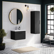 Impressions 600mm 1 Drawer Basin Vanity Unit Black Super Matt - view 2