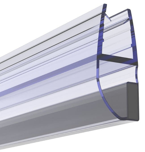 Kartell Aqualux 6mm magnetic shower door seal for pivot and hinged doors, 2000mm, pack of 6 (AQL6MPH)
