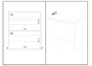 Kartell K-VIT Arc 500mm Wall Mounted Vanity Unit and Basin in Matt Graphite (view 2)