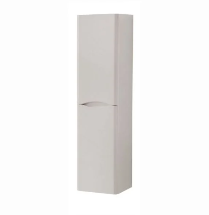 Kartell K-VIT Arc Wall Mounted Tall Side Unit in Matt Cashmere