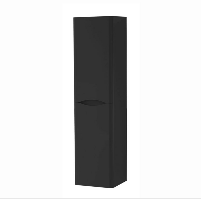 Kartell K-VIT Arc Wall Mounted Tall Side Unit in Matt Graphite