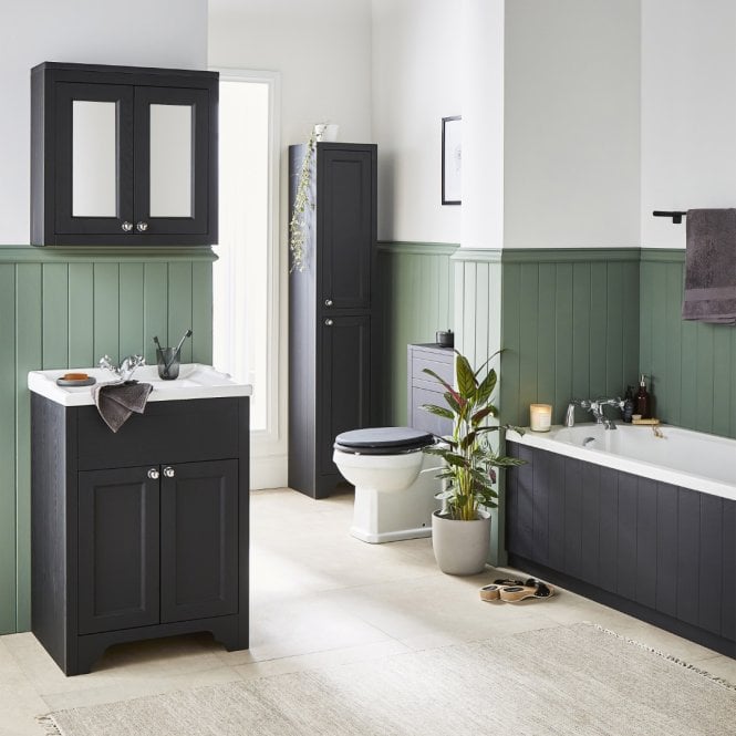 Kartell K-VIT Buckingham 1700mm Front Panel and 700mm End Panel – Black Oak (BUC1700FP-B- BUC700EP-B)
