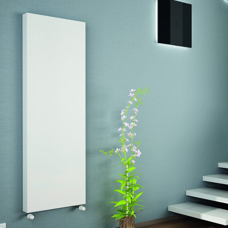 Kartell K-Flat Kompact Type 20 vertical double panel radiator in white gloss