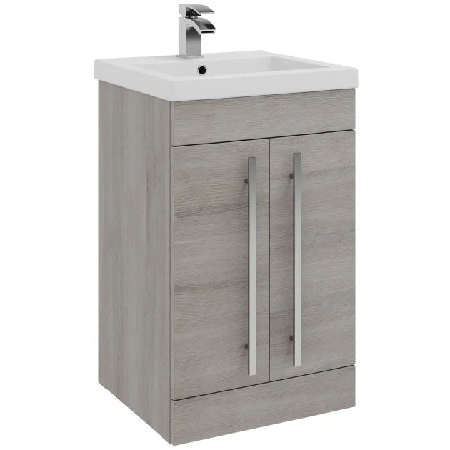 Kartell K-VIT 500 x 390mm mid-depth white ceramic basin, basin only (FUR064PU)