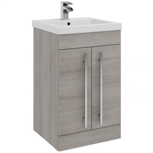 Kartell K-VIT 500 x 390mm mid-depth white ceramic basin, basin only (FUR064PU)