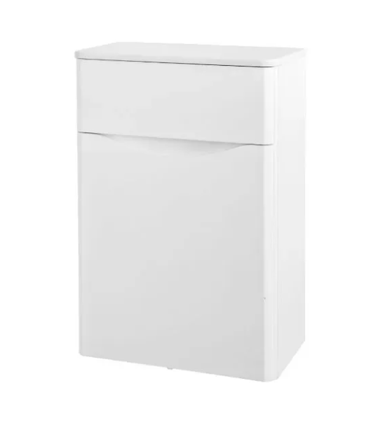 Kartell K-VIT Arc 500mm WC unit in White Gloss (ARC500WC-W) - alternative view