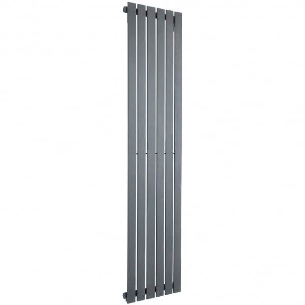 Kartell K-VIT Boston double vertical designer radiator in textured grey