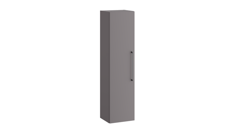 Kartell K-VIT Dove wall mounted tall storage unit in slate grey (DOV300TU-SG)