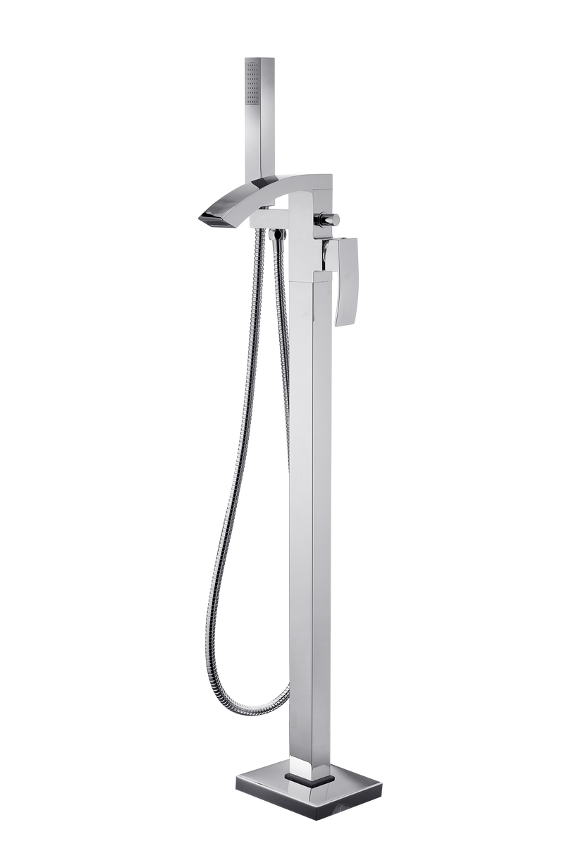 Kartell K-VIT Flair Freestanding Bath Shower Mixer Chrome