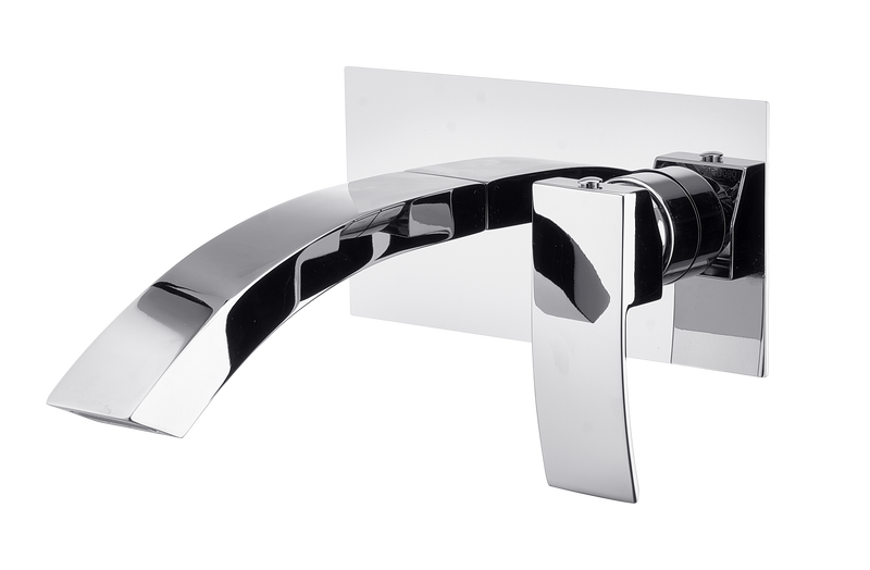 Kartell K-VIT Flair Wall Mounted Basin Mixer Chrome