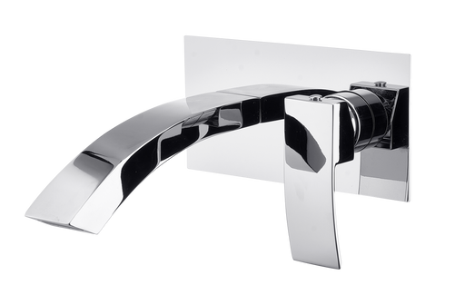 Kartell K-VIT Flair Wall Mounted Basin Mixer Chrome