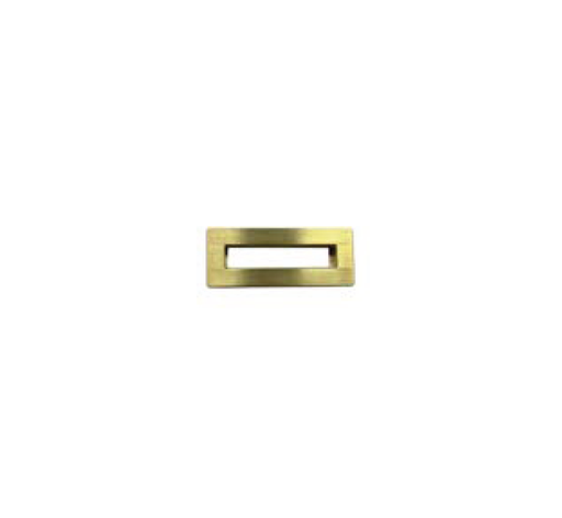 Kartell K-VIT Fusion brushed brass basin overflow cover (FUSOVBB)