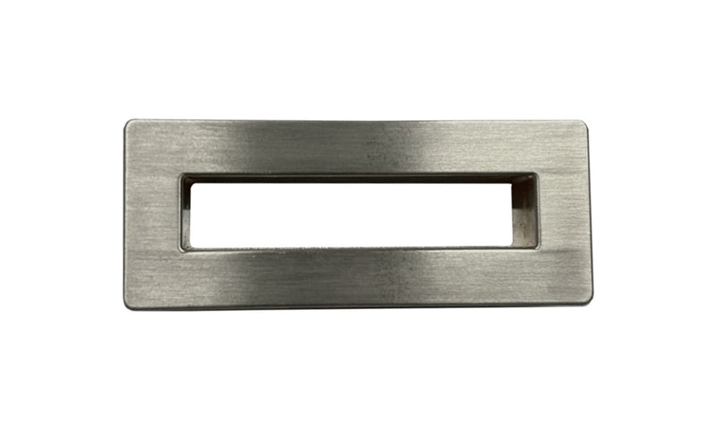 Kartell K-VIT Fusion brushed nickel basin overflow cover (FUSOVBN)