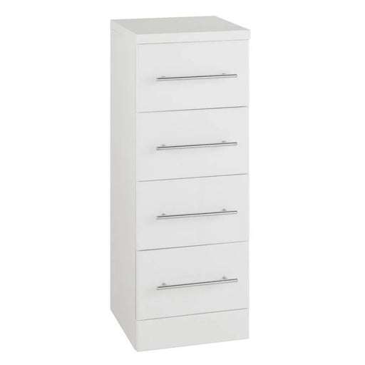 Kartell K-VIT Infinity 300mm 4-Drawer Unit in Gloss White