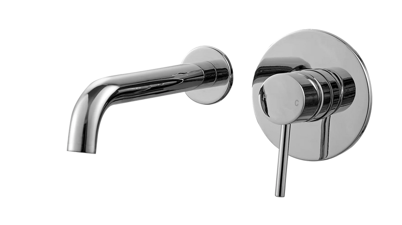 Kartell K-VIT Kore Wall Mounted Basin Mixer Chrome