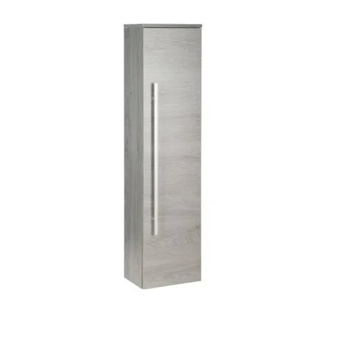 Kartell K-VIT Purity 1400mm tall floor standing side unit in Silver Oak (PSO1400SU)