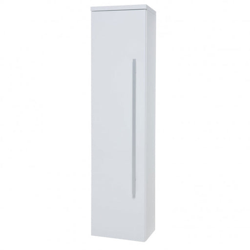 Kartell K-VIT Purity 1400mm tall floor standing side unit in White Gloss (FUR090PU)