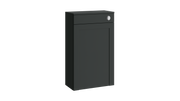 Kartell K-VIT Sanctuary 500mm WC unit in matt anthracite (SAN500WC-MA)