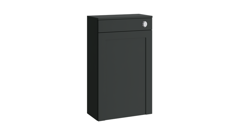 Kartell K-VIT Sanctuary 500mm WC unit in matt anthracite (SAN500WC-MA)