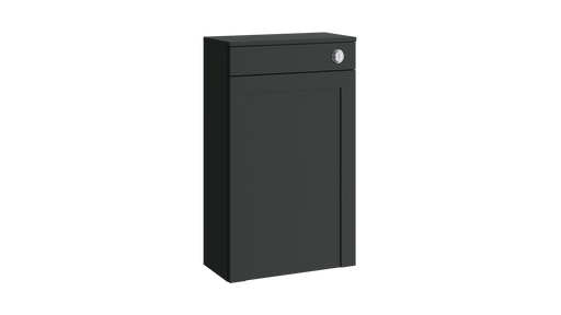 Kartell K-VIT Sanctuary 500mm WC unit in matt anthracite (SAN500WC-MA)