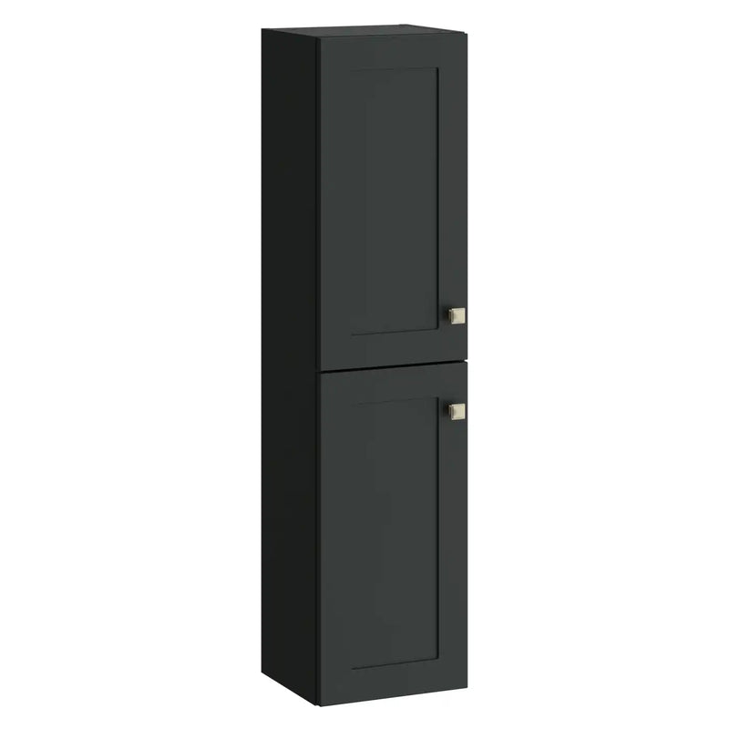 Kartell K-VIT Sanctuary wall mounted tall storage unit in matt anthracite (SAN300TU-MA)