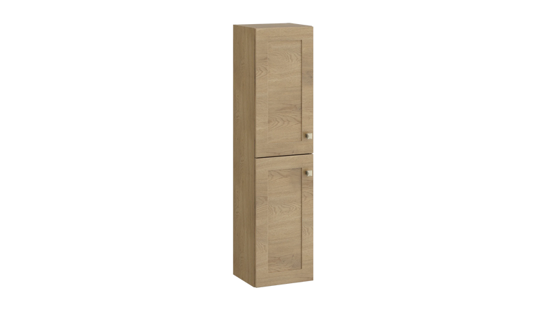 Kartell K-VIT Sanctuary wall mounted tall storage unit in torro oak (SAN300TU-TO)