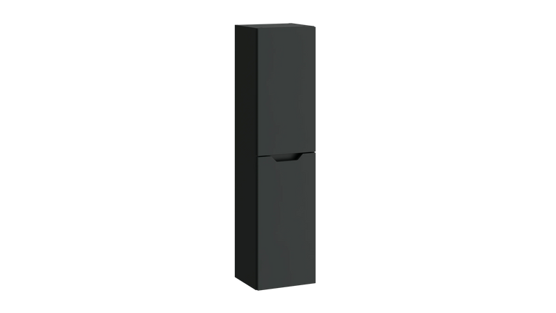 Kartell K-VIT Urban wall mounted tall storage unit in matt anthracite (URB300TU-MA)