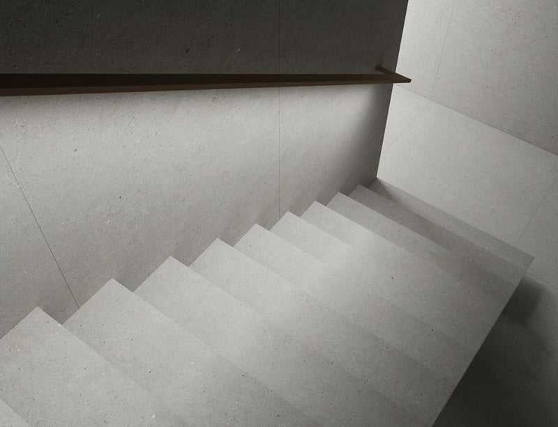 Key Largo light grey stone effect tile 1200x1200mm - view 4