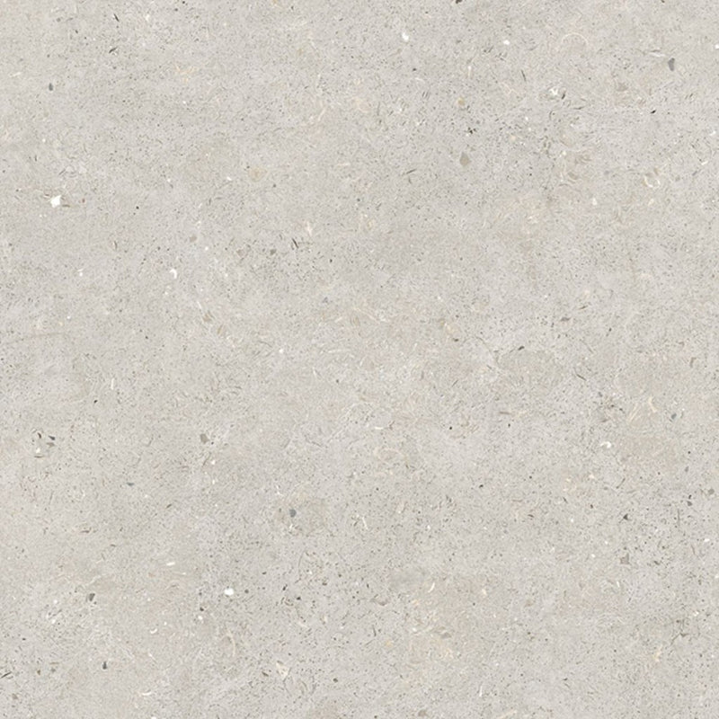 Key Largo Light Grey Stone Effect Matt Porcelain Wall & Floor Tile 600x600mm