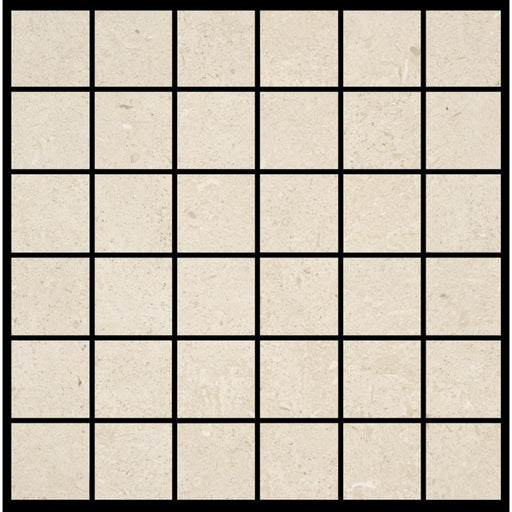 Key Largo Sand Stone Effect Matt Porcelain Mosaic Wall & Floor Tile 300x300mm