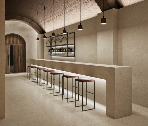 Key Largo Sand Stone Effect Matt Porcelain Wall & Floor Tile 1200x1200mm