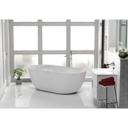 Knightsbridge White Bath Including Waste 1800 x 860mm