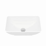 Lagoon 460mm Sit On Basin No Tap Hole Matt White